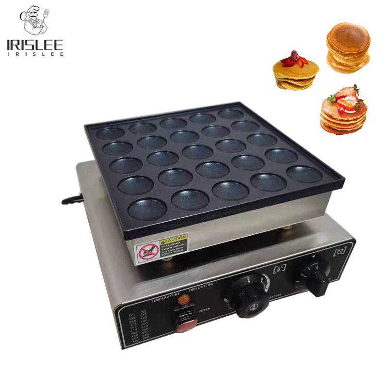 Mini Pancake Griddle - 電気ミニパンケーキメーカー ポッフェルチェ＆どら焼きメーカー パンケーキワッフルメーカー