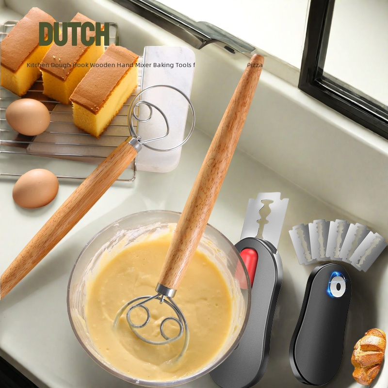 Danish Pancake Pan - キッチン用パンカッター、ケーキツール、デニッシュ生地彫刻ナイフ、ステンレス製キッチンベーキングアクセサリー、プリント入りパン切り包丁