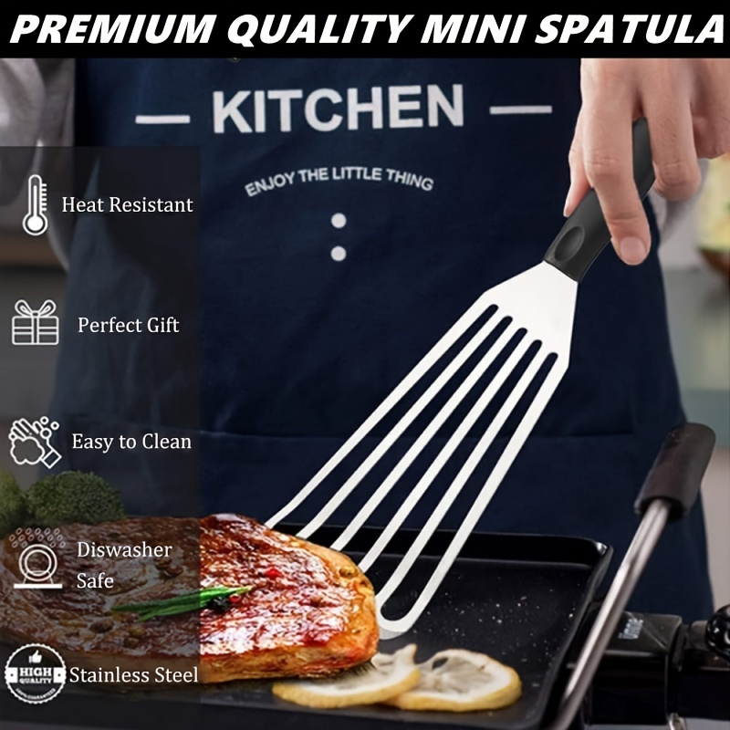 ミニステンレススチールスパチュラ3個セット - ブラウニー、 - Okonomiyaki Spatula のレビューと価格