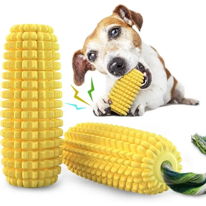 新登場！噛む力が強い犬や、丈夫で長持ちする、音が鳴るインタラ - Corn Dog Stick のレビューと価格