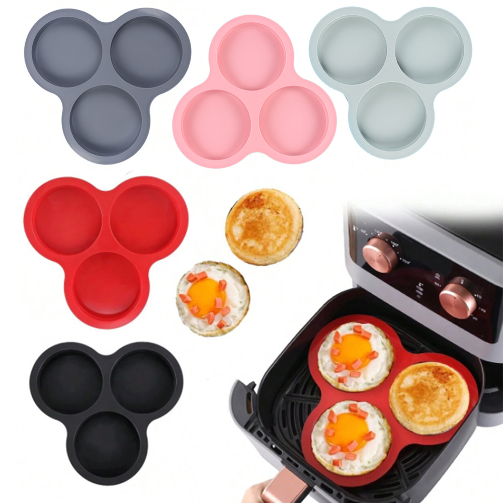シリコーン卵型エアフライヤーエッグパン再利用可能な 3 キャ - Egg Waffle Pan のレビューと価格