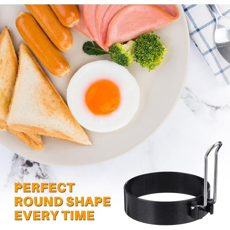エッグリング型 ステンレススチール ノンスティックパン 耐熱 - Egg Waffle Pan のレビューと価格