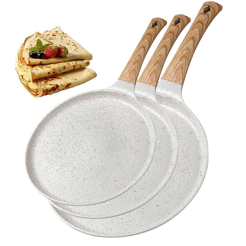 20/24/28cmノンスティッククレープエッグパン、ピザフ - Egg Waffle Pan のレビューと価格