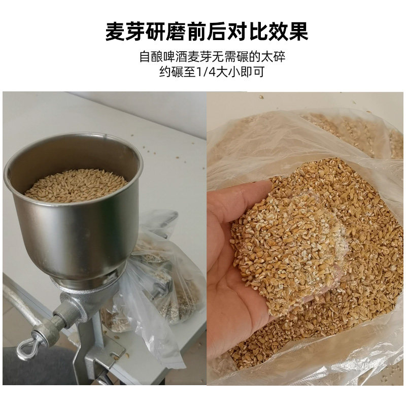 人気の自家醸造ビール用マニュアルモルト鋳鉄製穀物ピーナッツ家 - Cast Iron Corn のレビューと価格