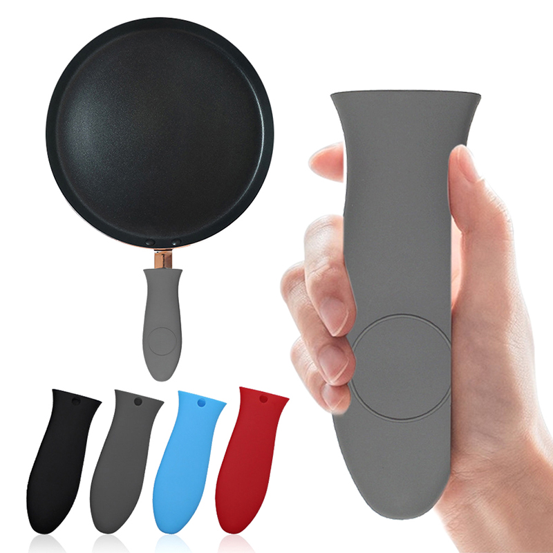 取り外し可能な滑り止めシリコンポットハンドル、鍋つかみホルダ - Cast Iron Corn のレビューと価格
